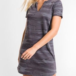 Z Supply Grey Camo T-shirt Dress